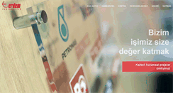 Desktop Screenshot of erdemreklam.com